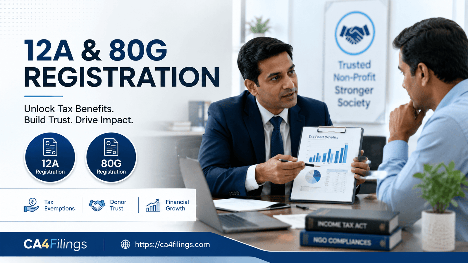 Insights from Financial Advisors on the Benefits of 12A and 80G Registration