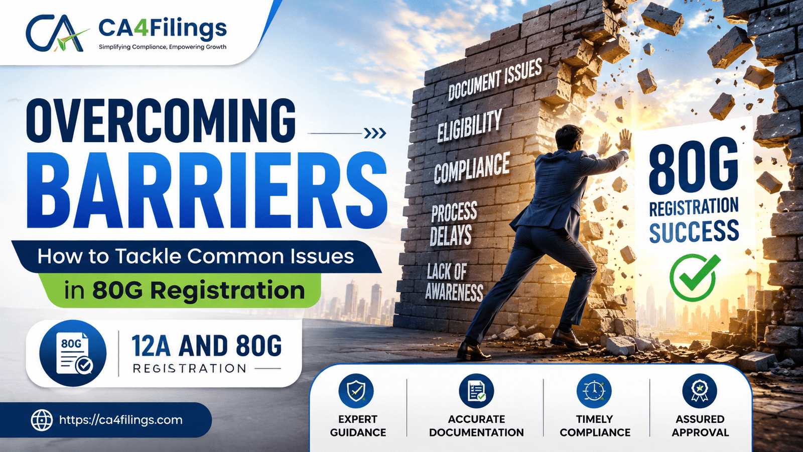 Overcoming Barriers: How to Tackle Common Issues in 80G Registration