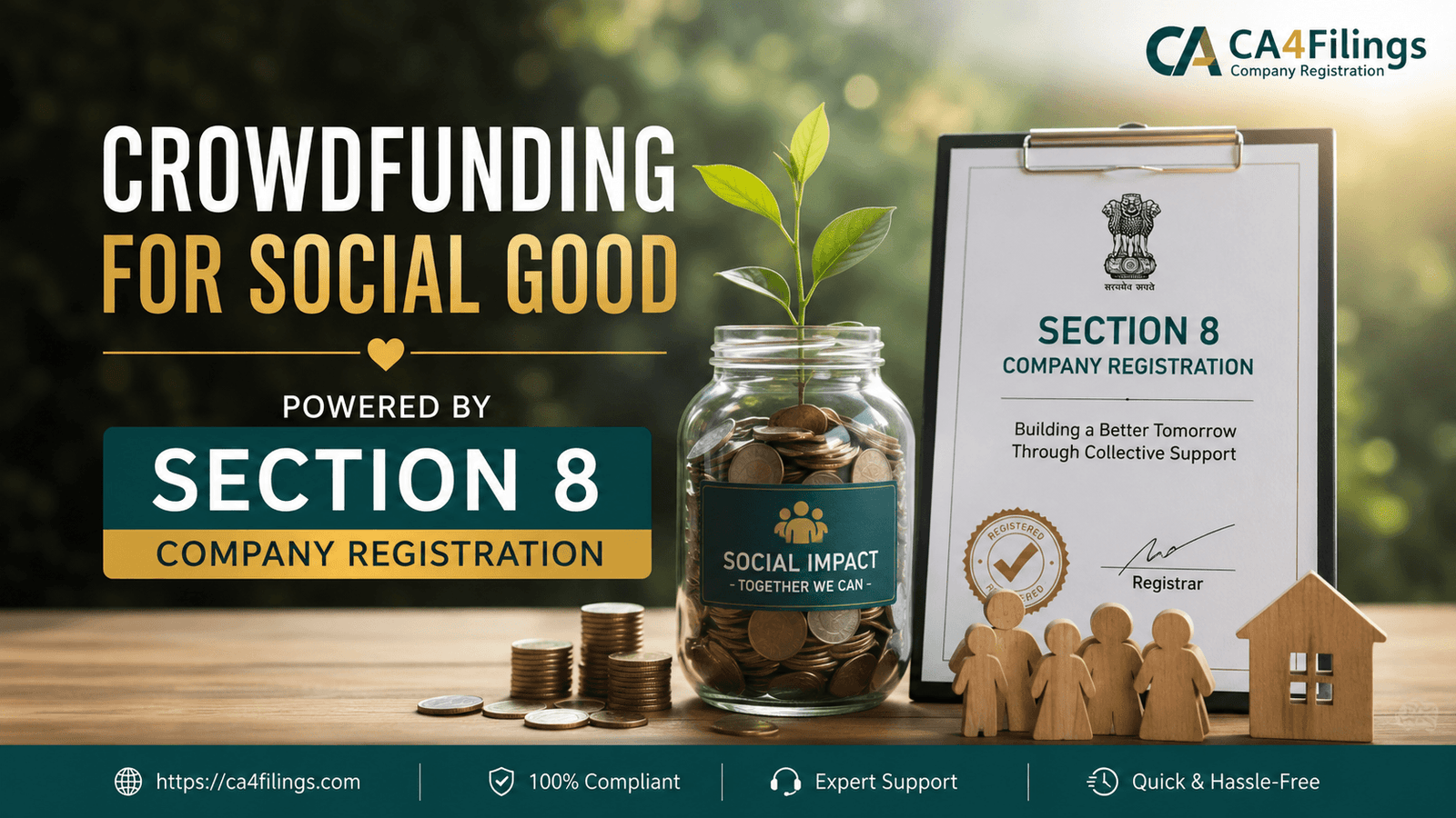 Crowdfunding for Social Good: Powered by Section 8 Company Registration