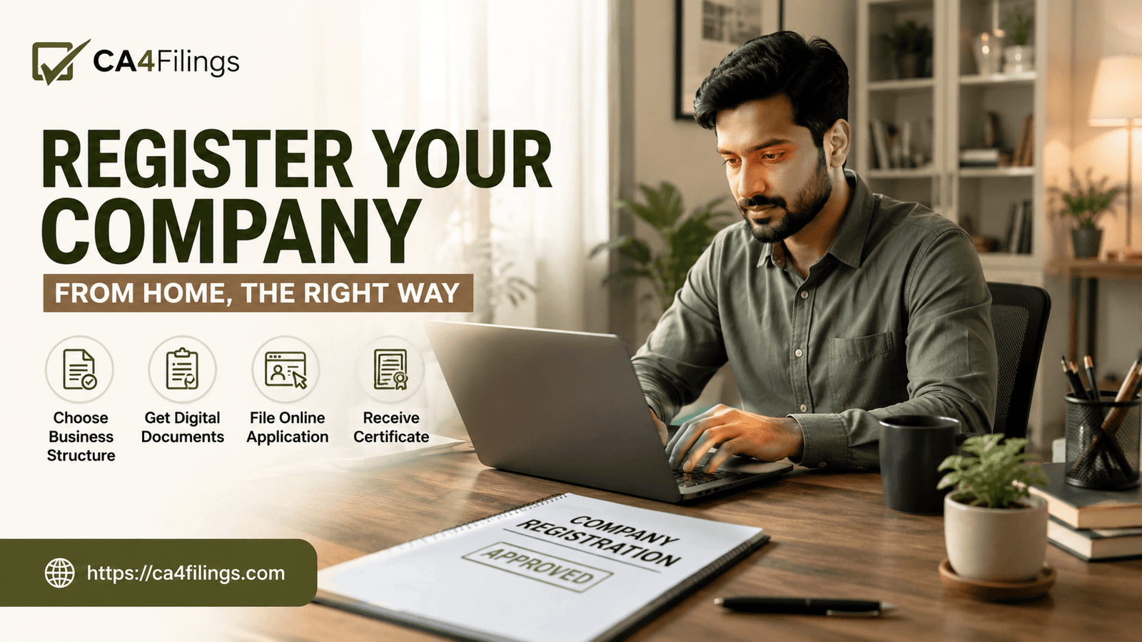How Do You Register a Company When Working from Home?
