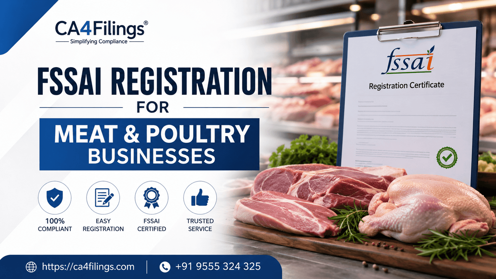 FSSAI Registration for Meat and Poultry Businesses