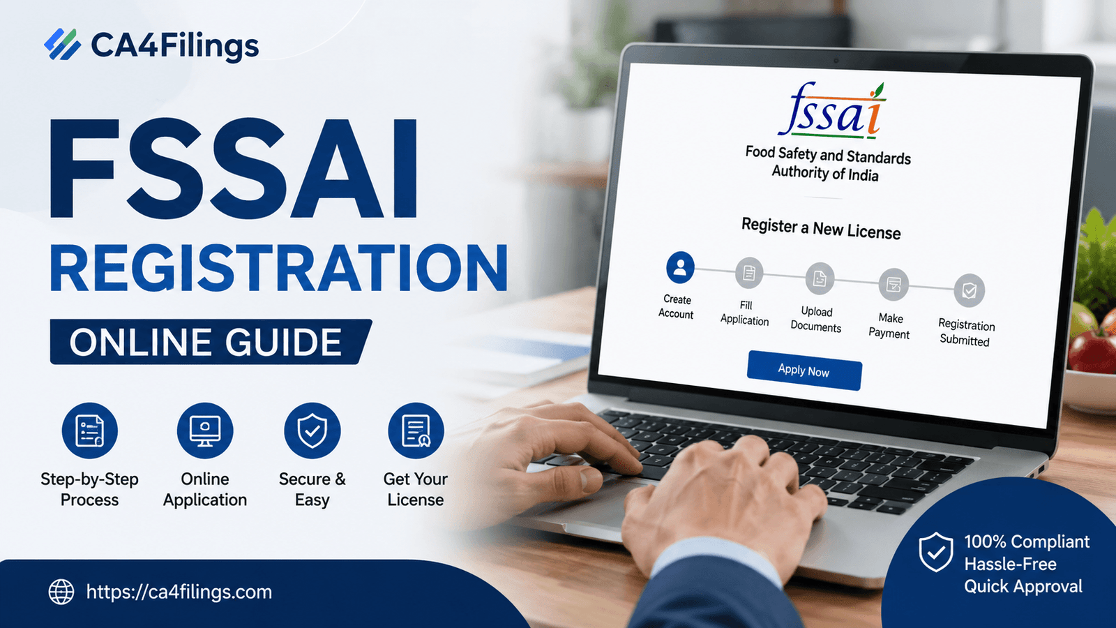 How to Apply for FSSAI Registration Online: A Detailed Guide