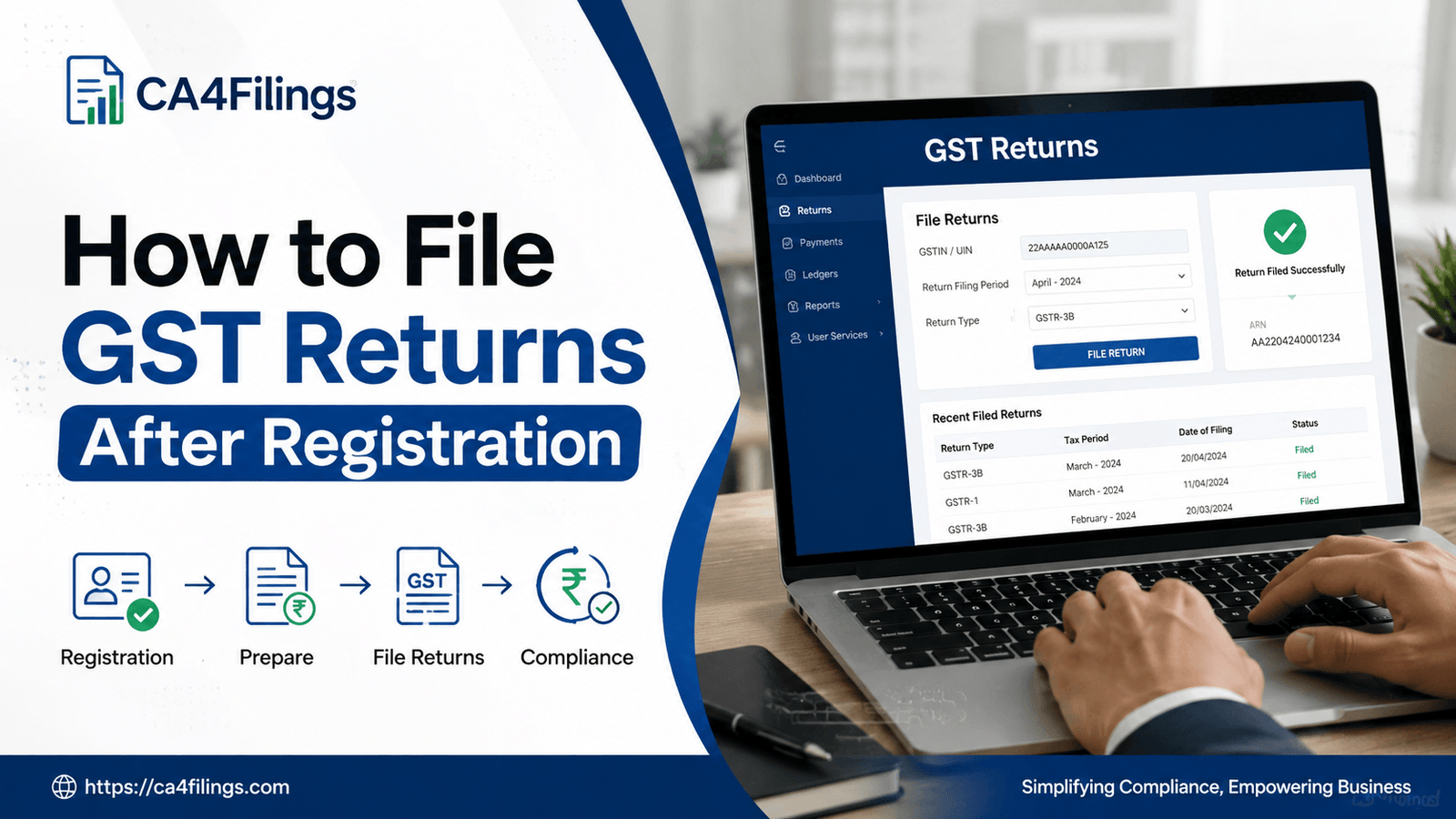How to File GST Returns After Registration