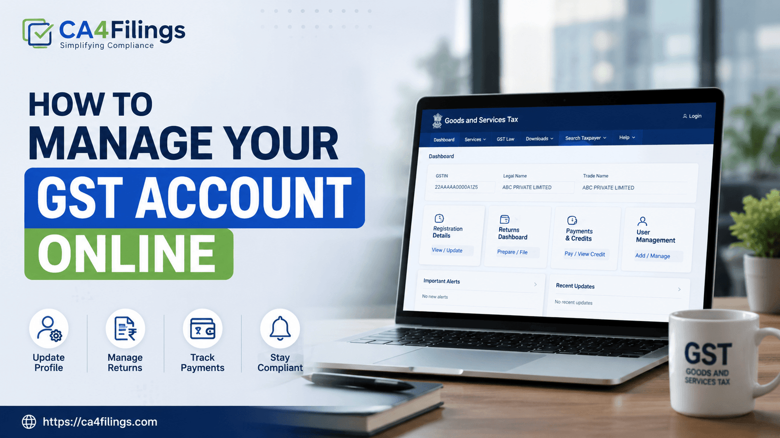 How to Manage Your GST Account Online
