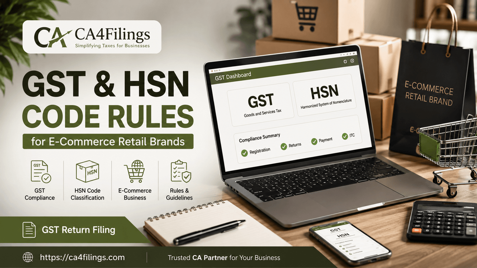 Essential GST and HSN Code Rules for E-Commerce Retail Brands