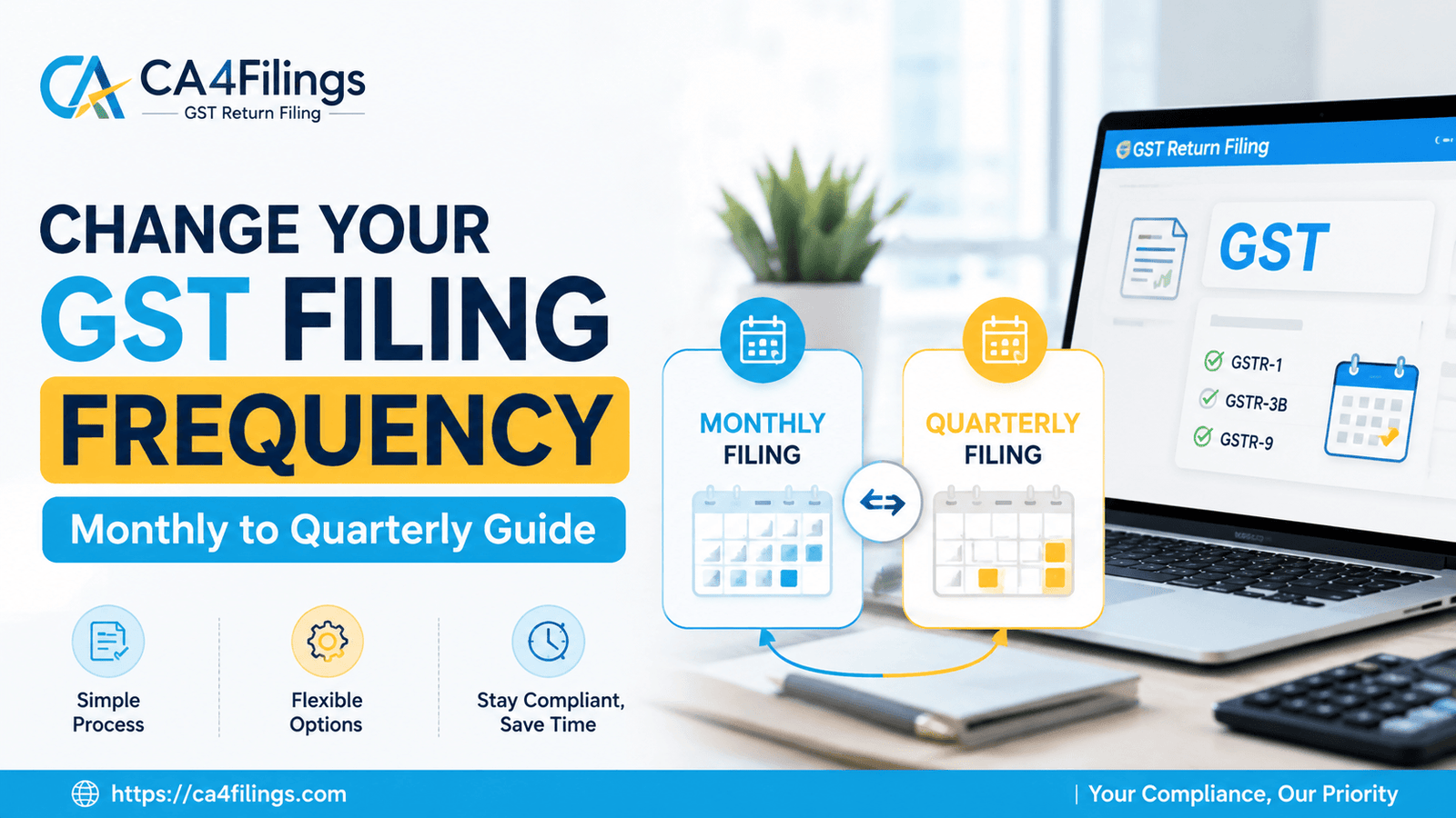 How to Change Your GST Filing Frequency: Monthly to Quarterly Guide