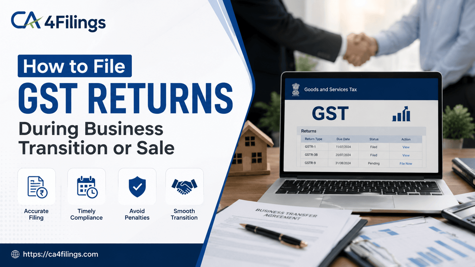How to File GST Returns During Business Transition or Sale