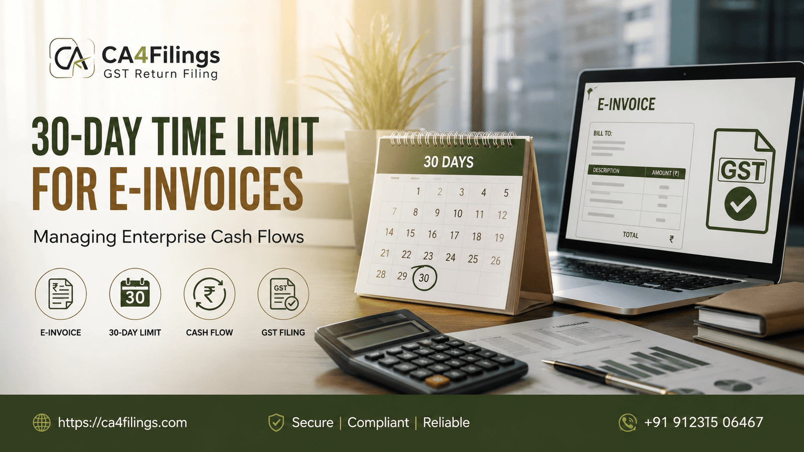 The 30-Day Time Limit for E-Invoices: Managing Enterprise Cash Flows