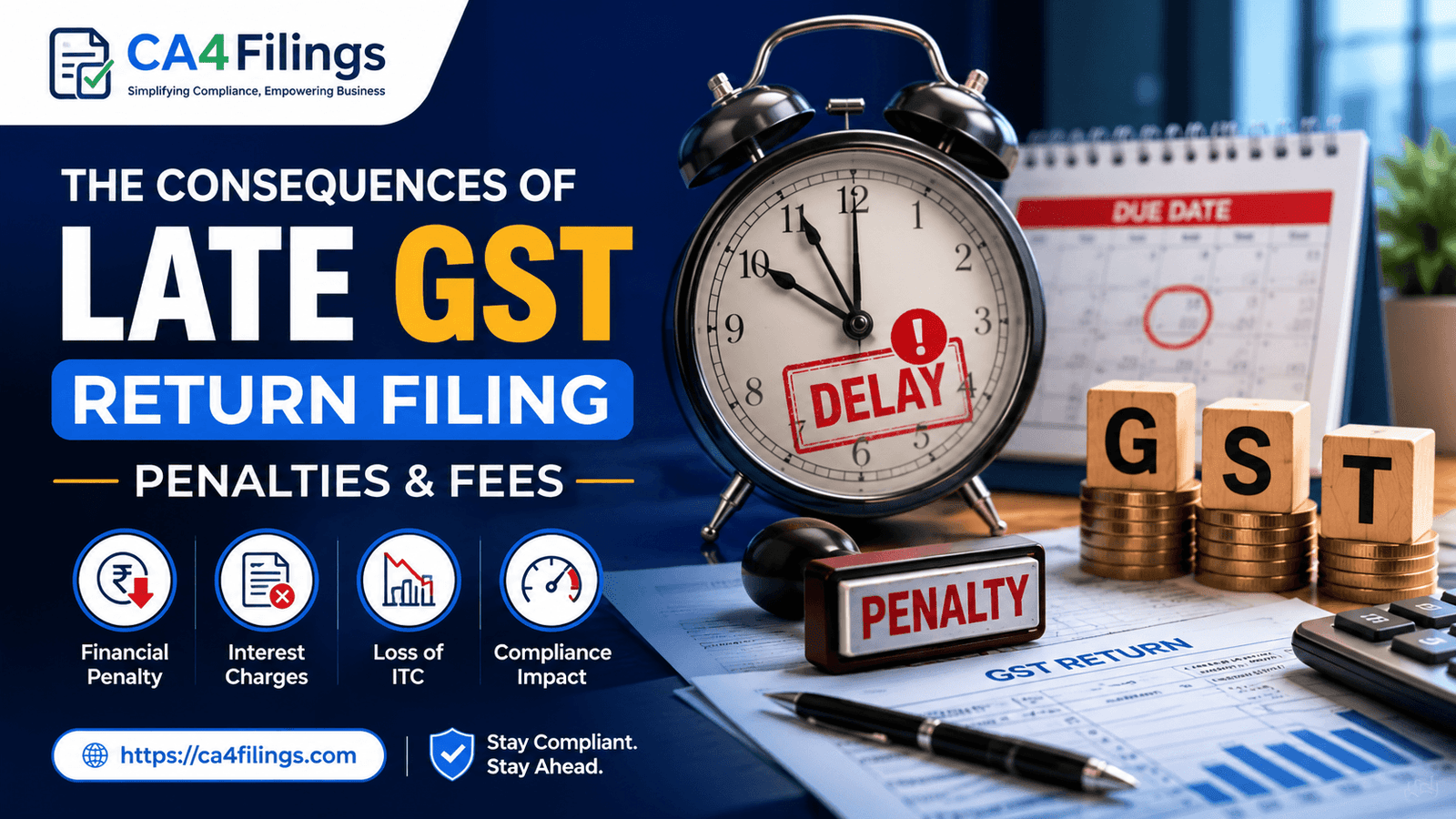 The Consequences of Late GST Return Filing: Penalties and Fees