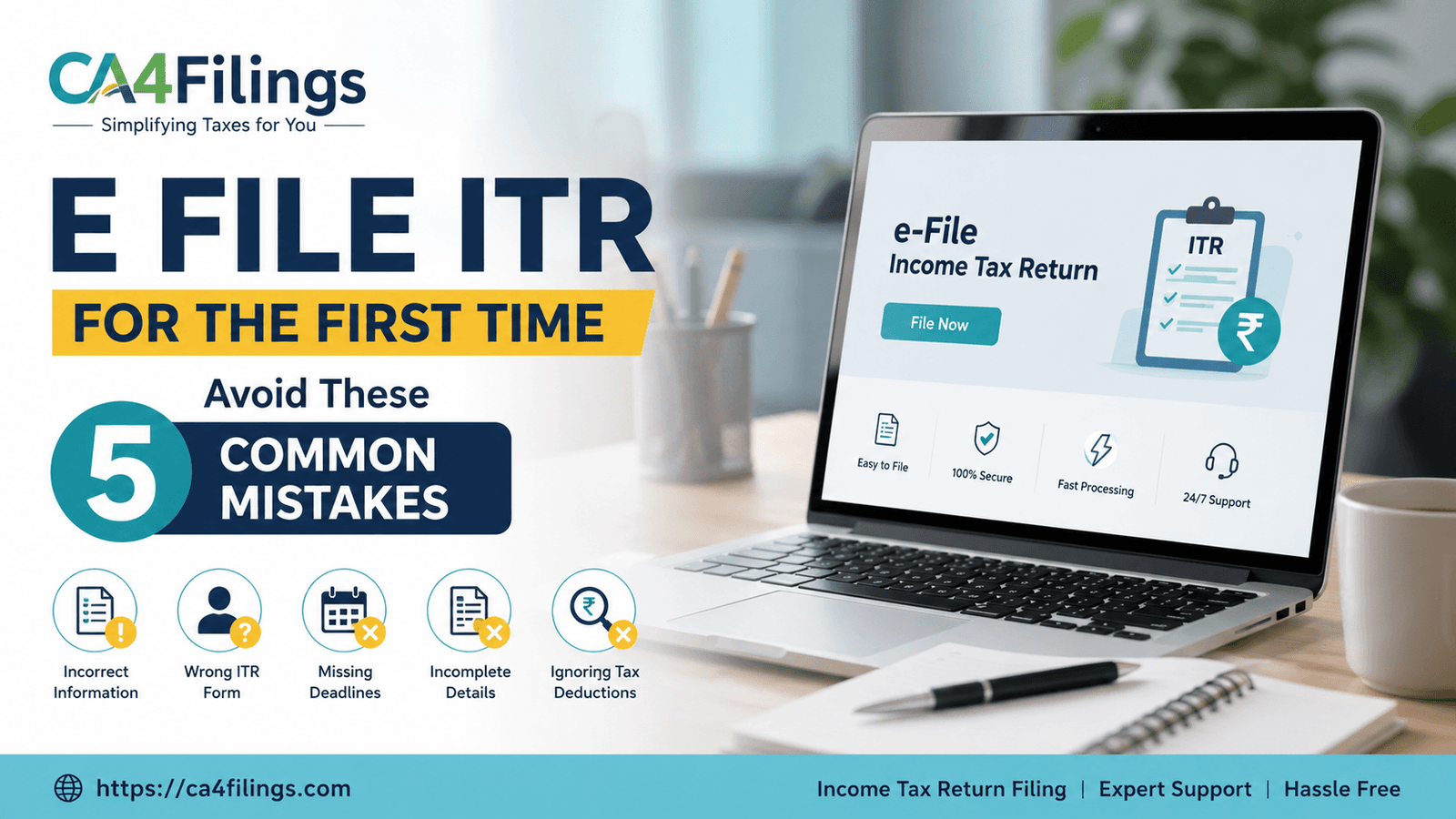 How to E File ITR for the First Time: Avoid These 5 Common Mistakes