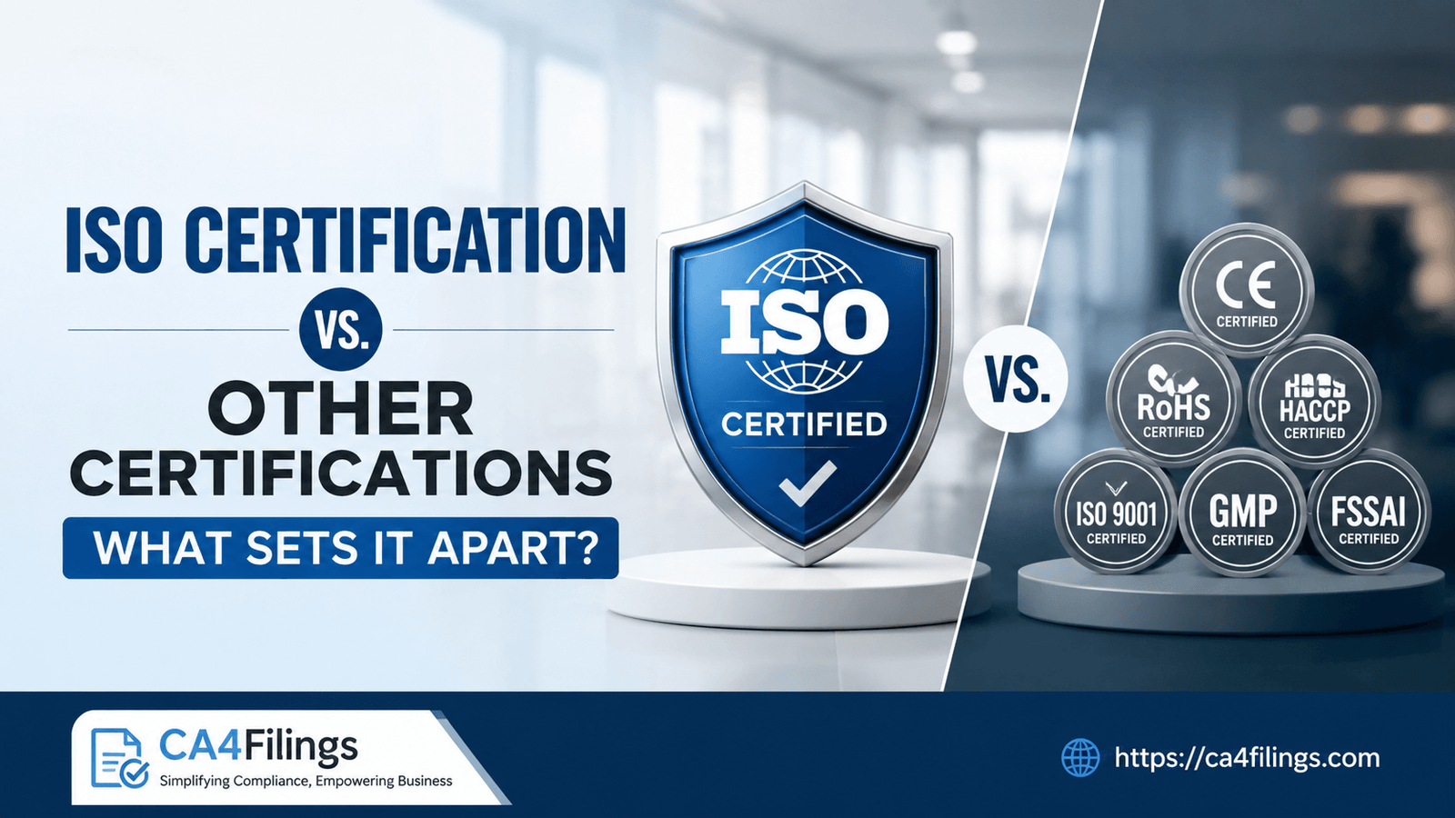 ISO Certification vs. Other Certifications: What Sets It Apart?