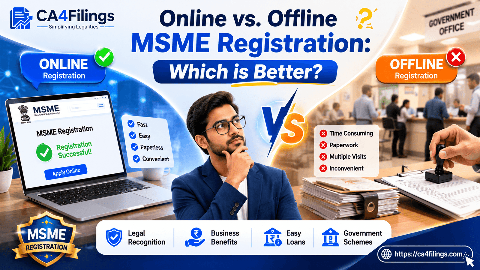 Online vs. Offline MSME Registration: Which is Better?