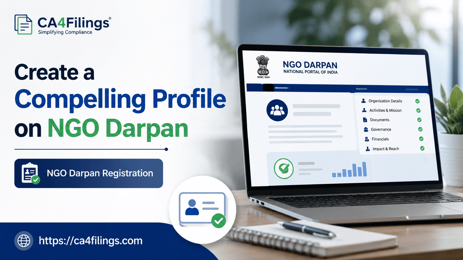 How to Create a Compelling Profile on NGO Darpan