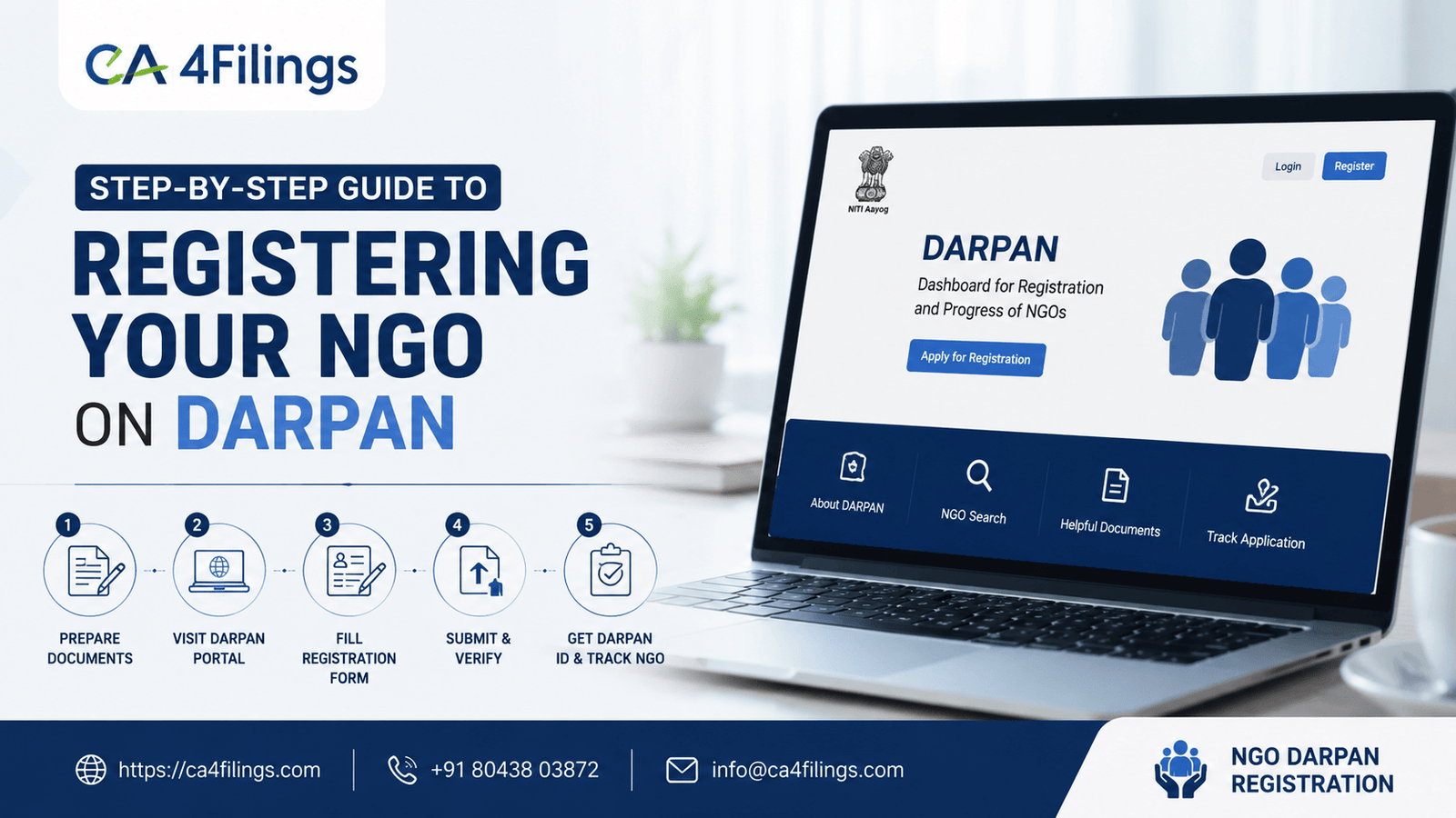 Step-by-Step Guide to Registering Your NGO on Darpan
