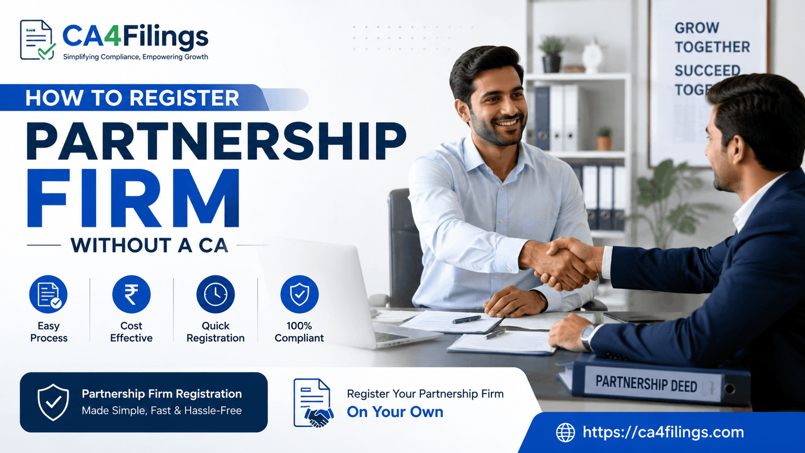 How to Register a Partnership Firm Without a Chartered Accountant