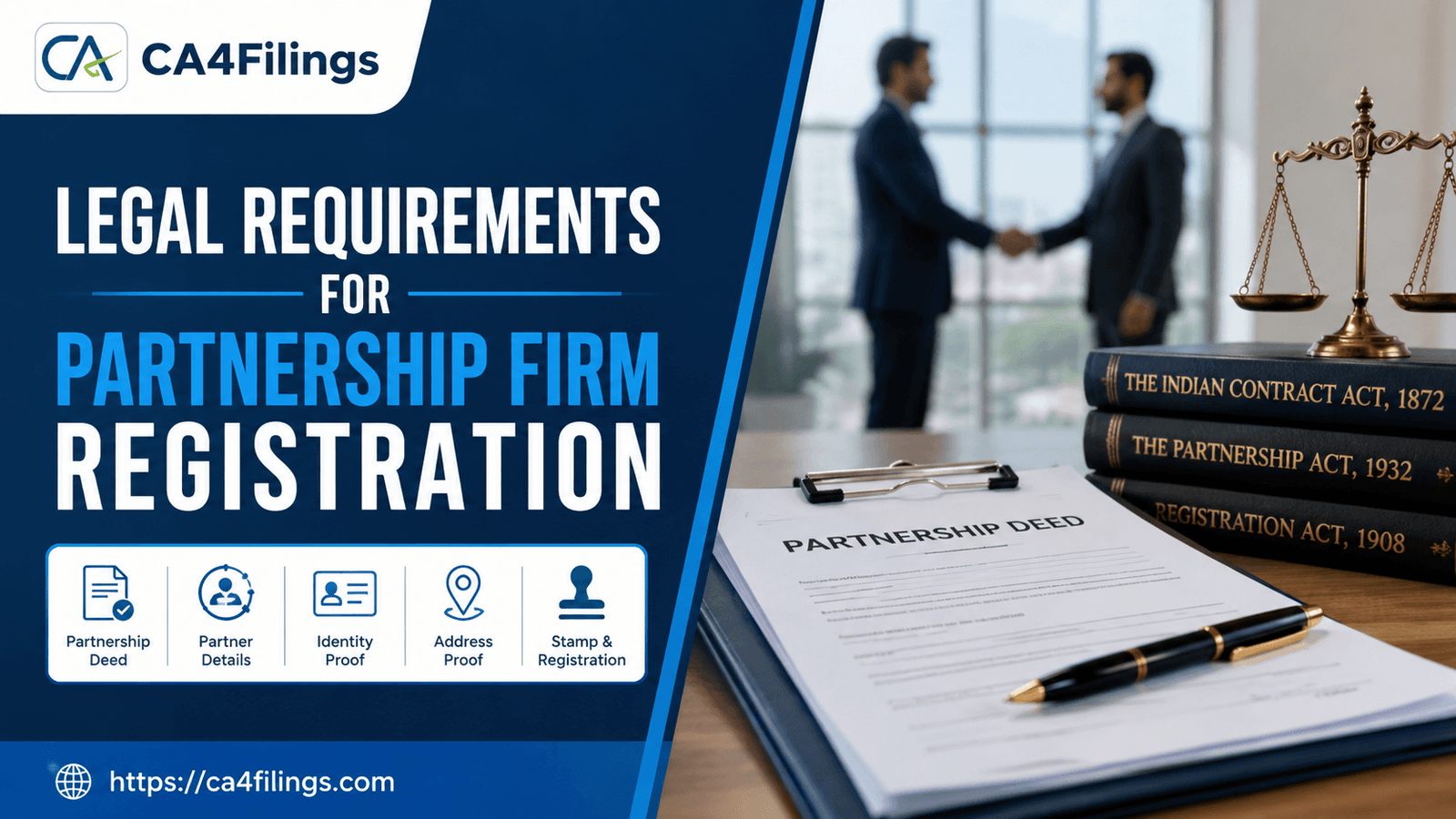 Legal Requirements for Partnership Firm Registration