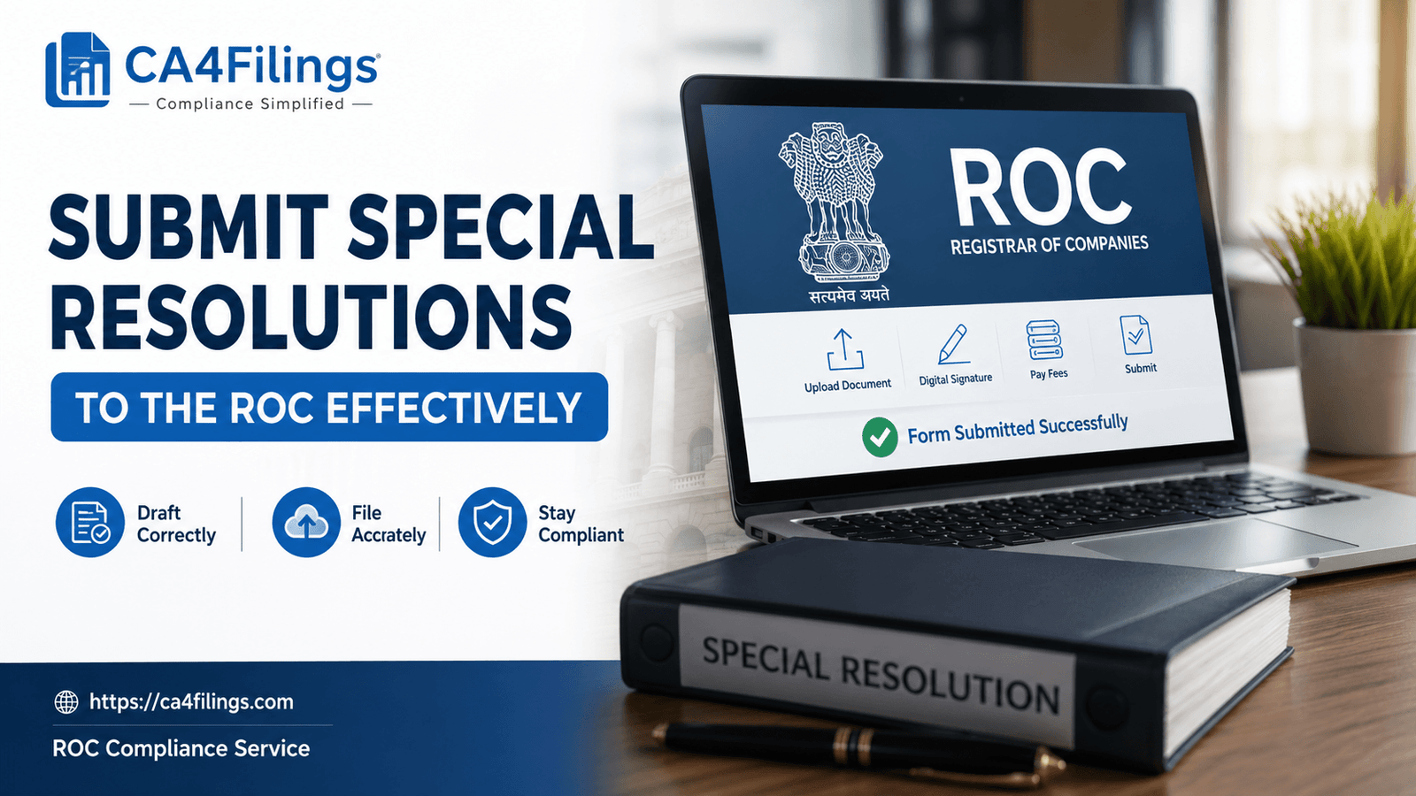 How to Submit Special Resolutions to the ROC Effectively
