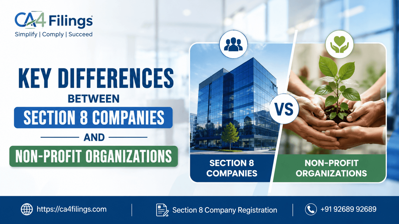 Key Differences Between Section 8 Companies and Non-Profit Organizations