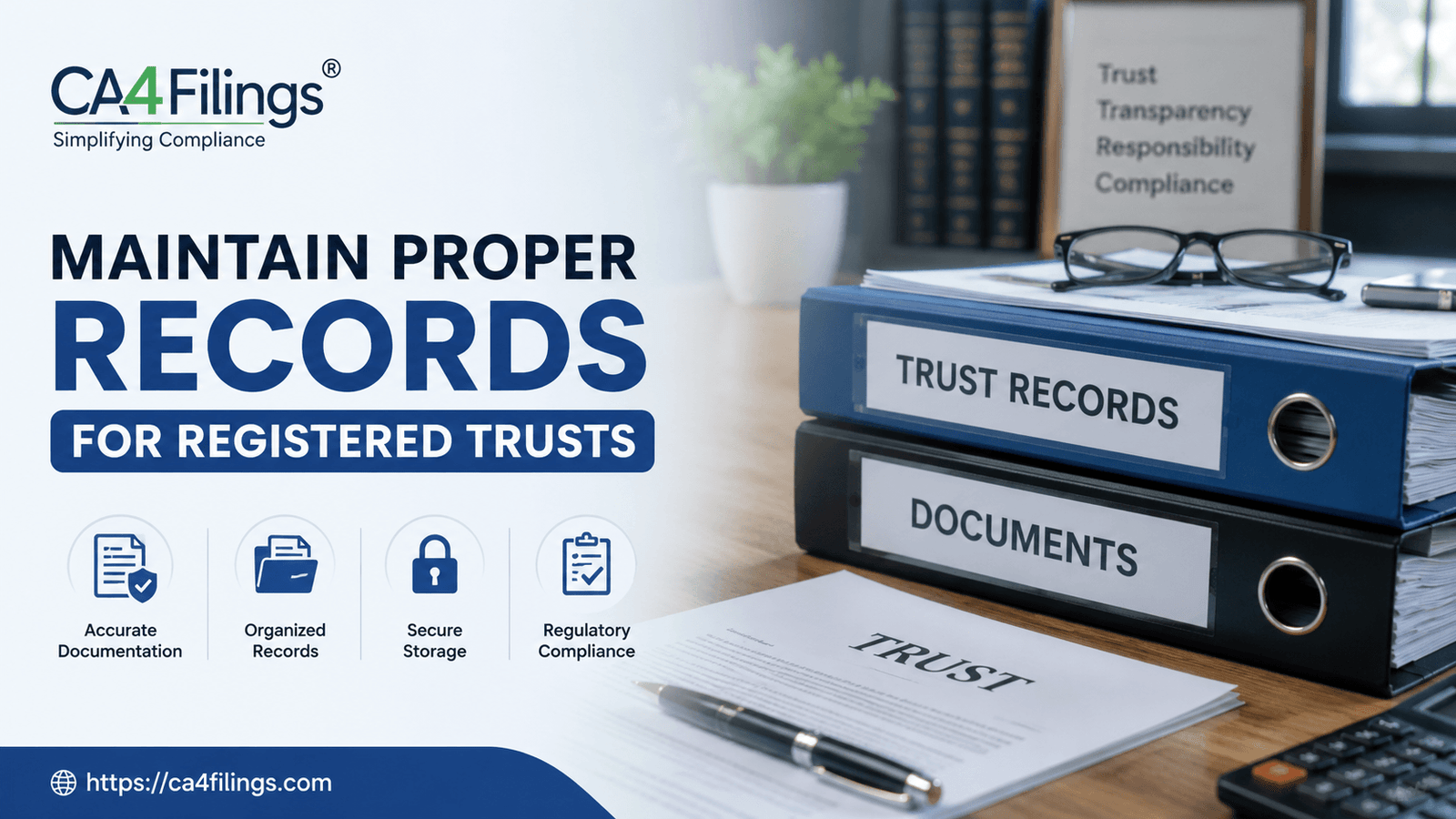 How to Maintain Proper Records for Registered Trusts