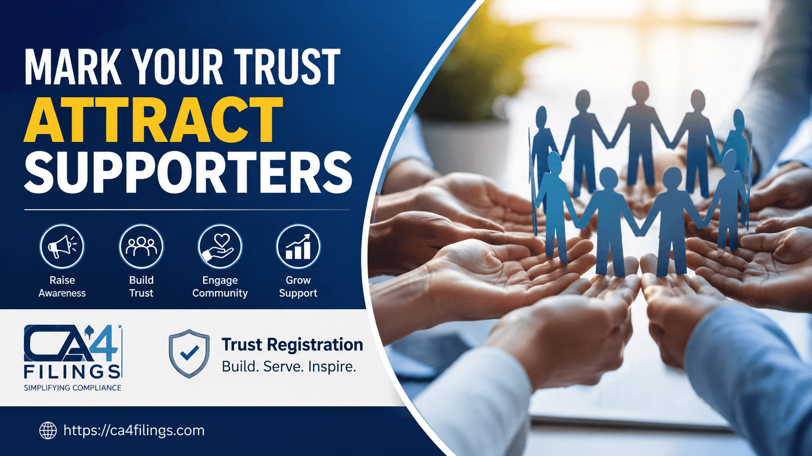 How to Market Your Trust and Attract Supporters
